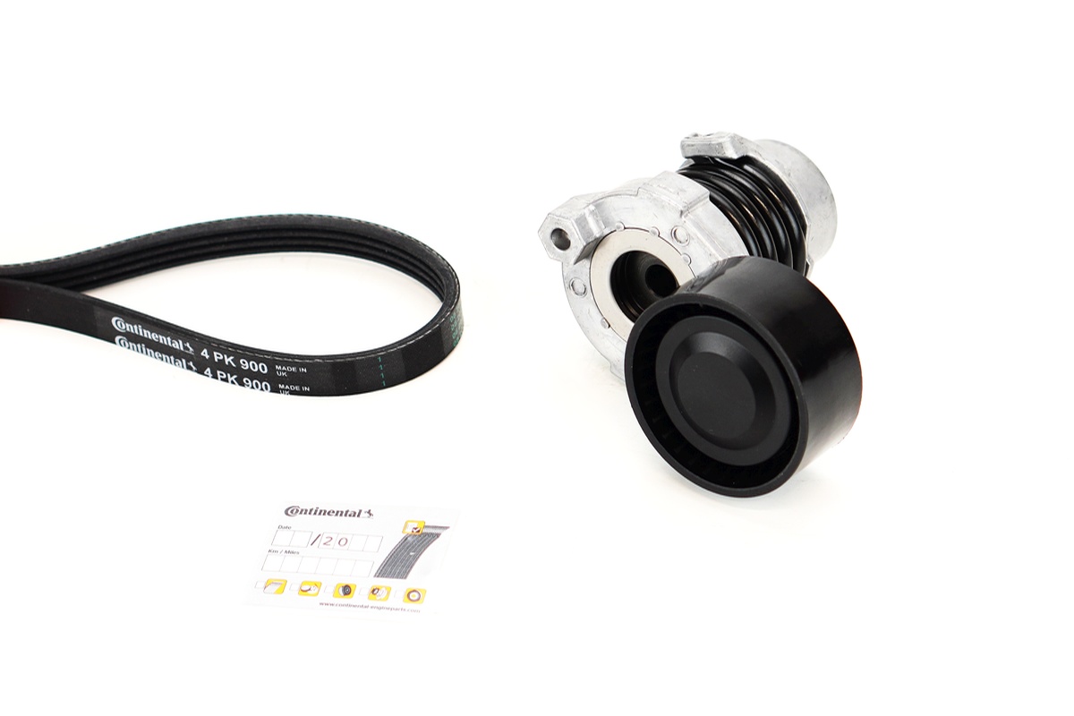 Kit de courroie d'accessoire (Courroie d’alternateur) CONTITECH 4PK900K1