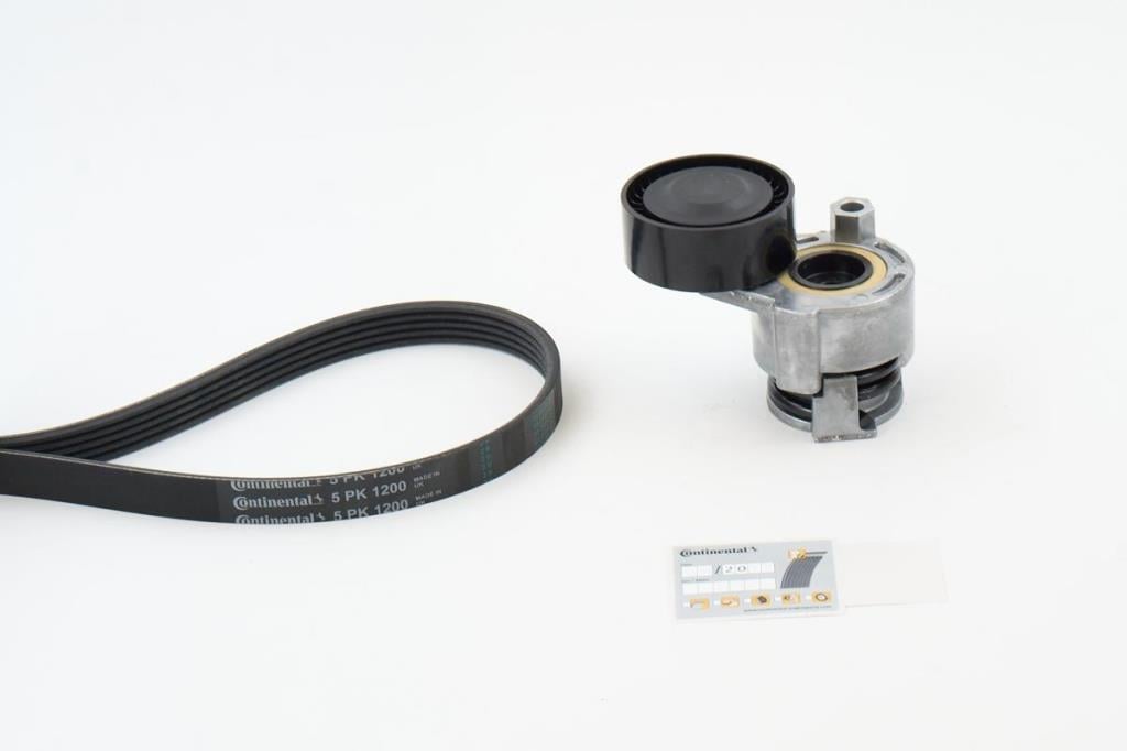 Kit de correias trapezoidais estriadas CONTITECH ref. 5PK1200K1