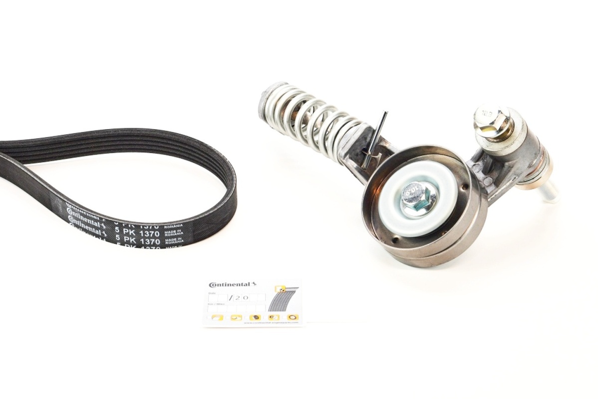 Kit de courroie d'accessoire (Courroie d’alternateur) CONTITECH 5PK1370K1
