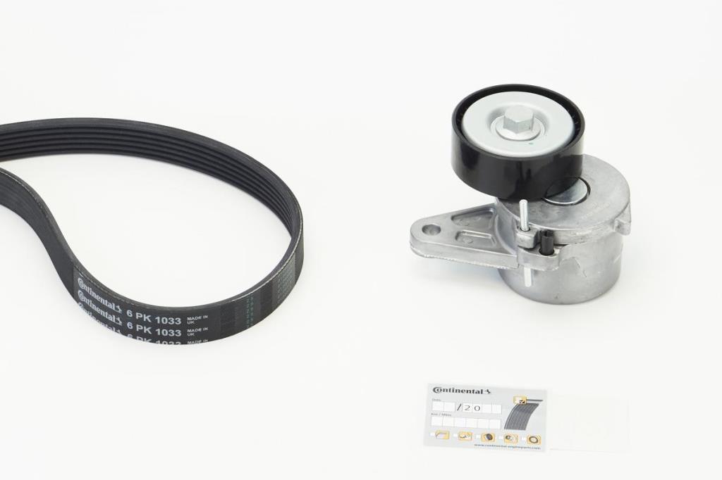Kit de courroie d'accessoire CONTITECH ref. 6PK1033K1