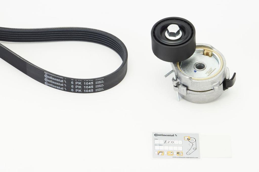 Kit de courroie d'accessoire CONTITECH ref. 6PK1045K4