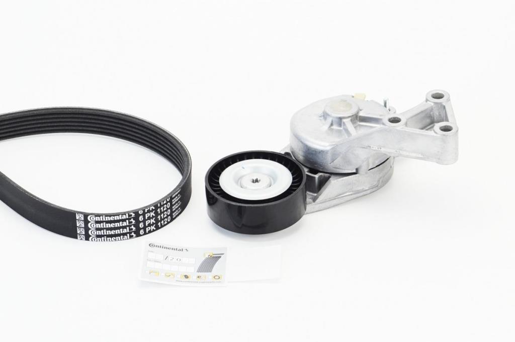 Kit de courroie d'accessoire (Courroie d’alternateur) CONTITECH ref. 6PK1120K1
