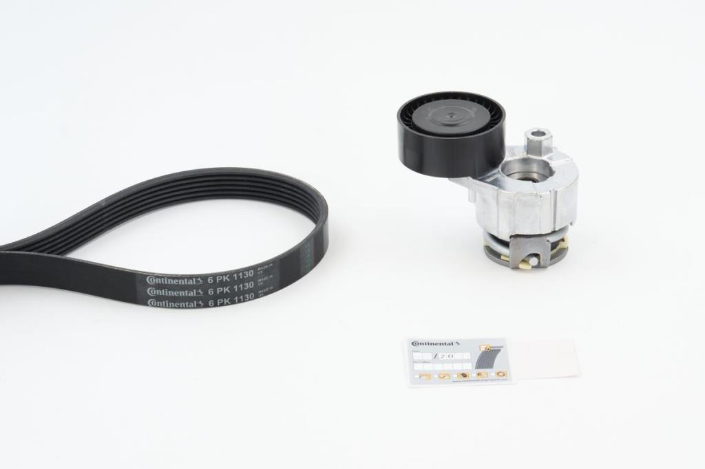 Kit de correias trapezoidais estriadas CONTITECH ref. 6PK1130K1