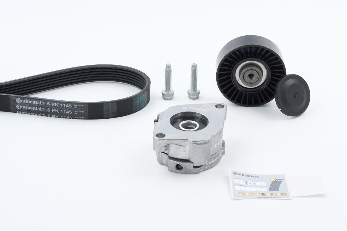 Kit de correias trapezoidais estriadas CONTITECH ref. 6PK1145K1