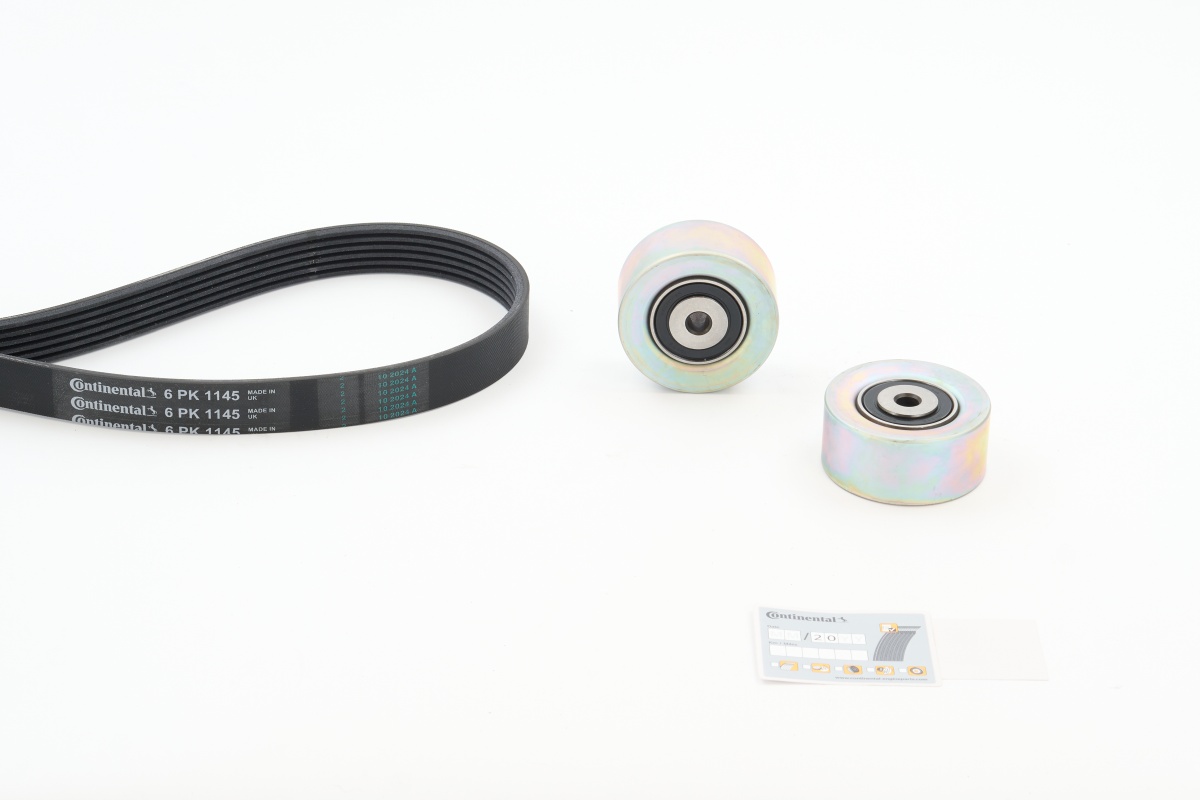 Kit de correias trapezoidais estriadas CONTITECH ref. 6PK1145K4