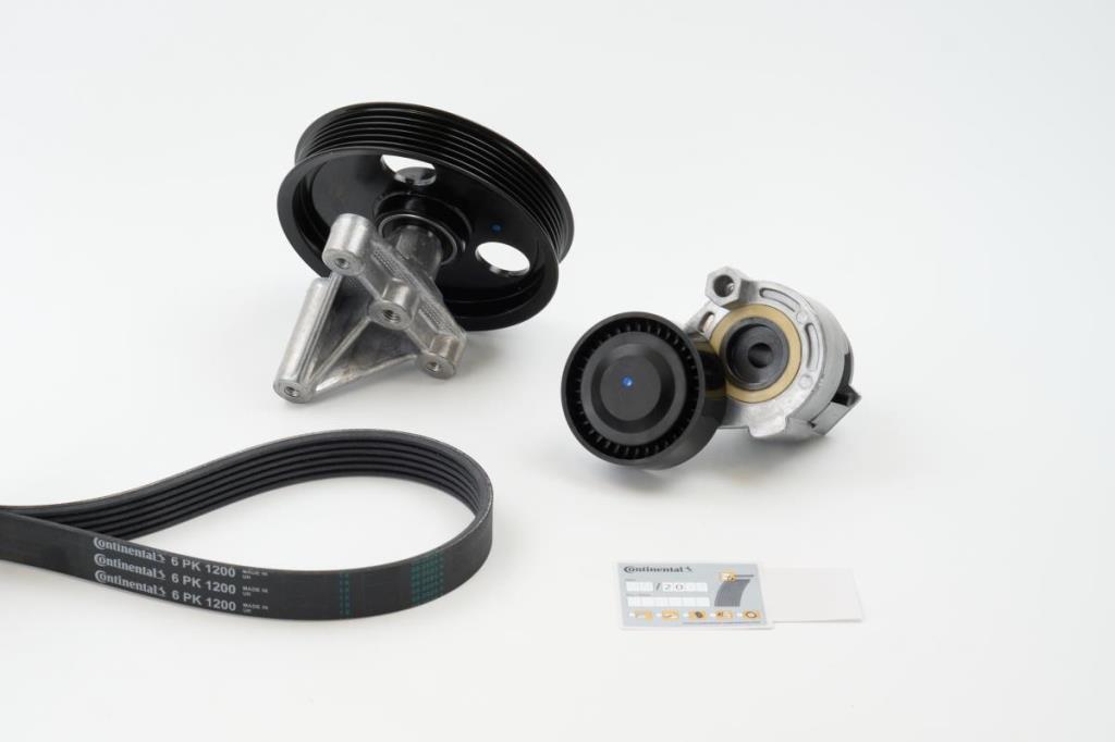 Kit de correias trapezoidais estriadas CONTITECH ref. 6PK1200K2