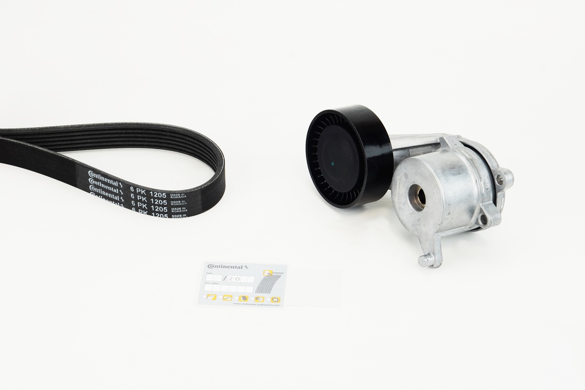 Kit de courroie d'accessoire (Courroie d’alternateur) CONTITECH 6PK1205K2