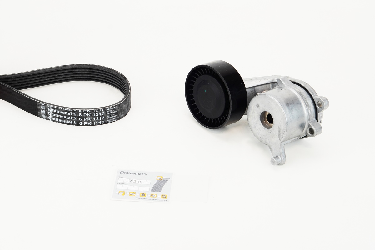 Kit de courroie d'accessoire (Courroie d’alternateur) CONTITECH 6PK1217K4