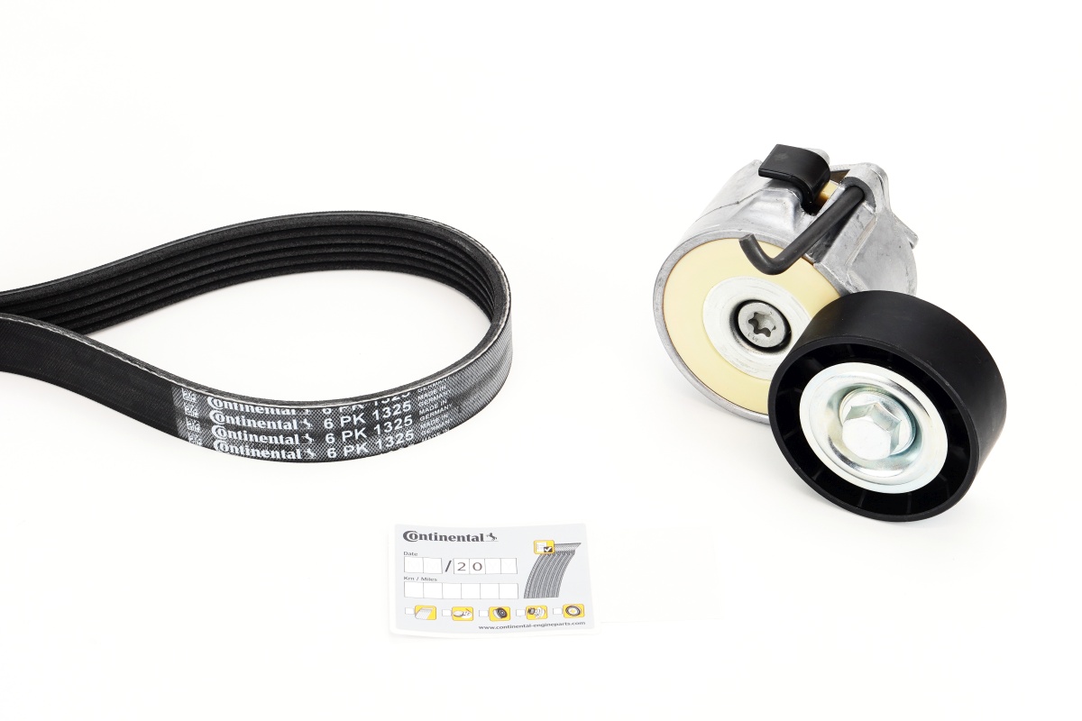 Kit de courroie d'accessoire (Courroie d’alternateur) CONTITECH 6PK1325K1