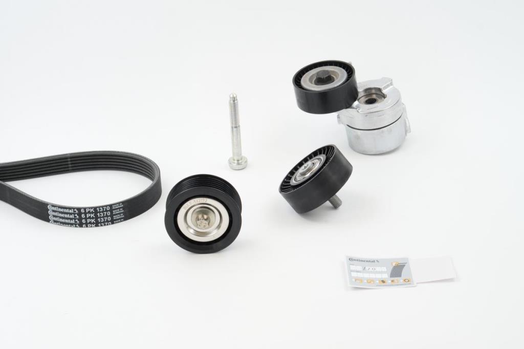 Kit de correias trapezoidais estriadas CONTITECH ref. 6PK1370K1