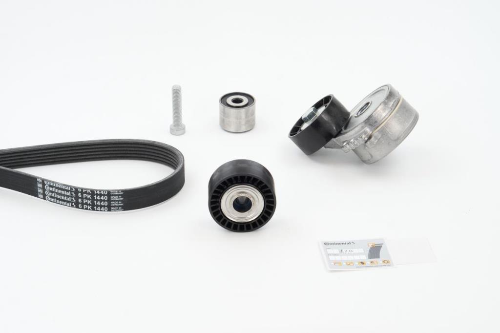 Kit de correias trapezoidais estriadas CONTITECH ref. 6PK1440K1