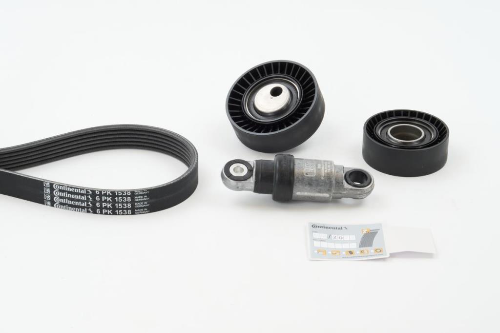 Kit de correias trapezoidais estriadas CONTITECH ref. 6PK1538K2