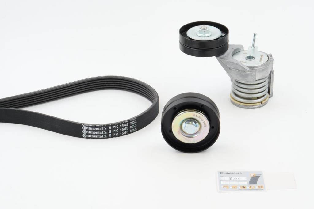 Kit de correias trapezoidais estriadas CONTITECH ref. 6PK1548K1