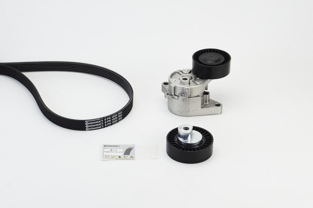 Kit de correias trapezoidais estriadas CONTITECH ref. 6PK1555K2