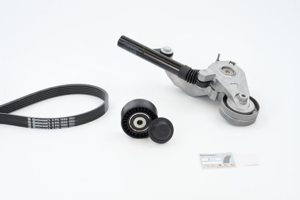 Kit de correias trapezoidais estriadas CONTITECH ref. 6PK1660K1