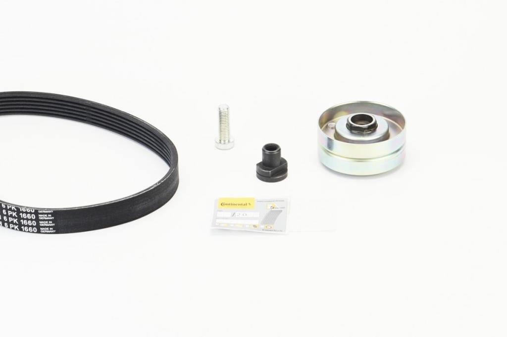 Kit de correias trapezoidais estriadas CONTITECH ref. 6PK1660K3