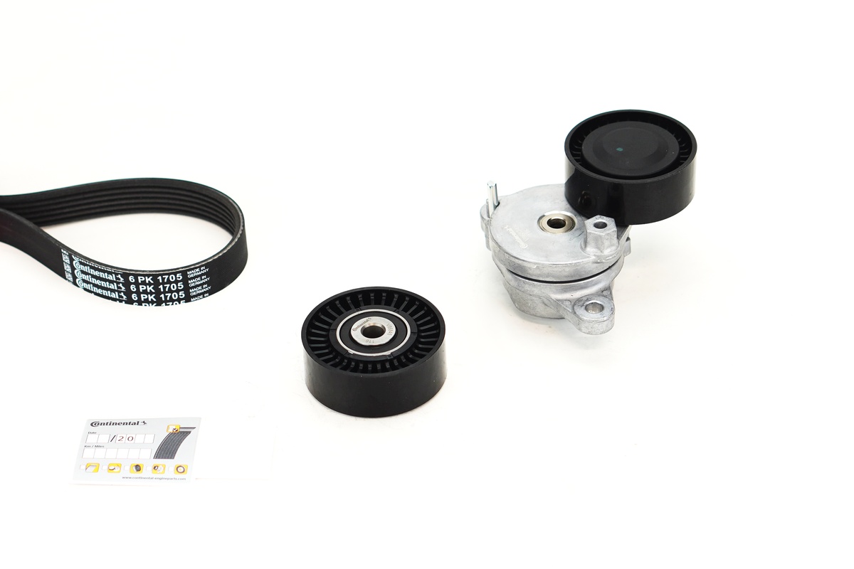 Kit de courroie d'accessoire (Courroie d’alternateur) CONTITECH 6PK1705K1