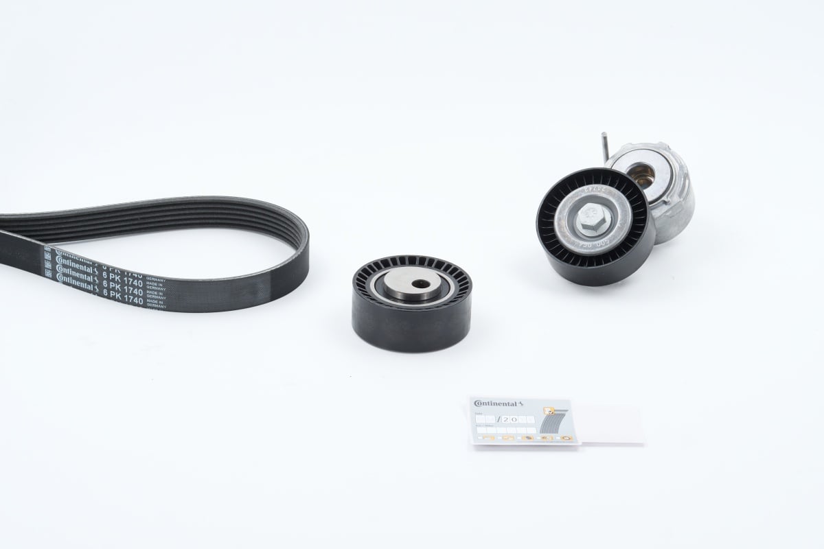 Kit de courroie d'accessoire (Courroie d’alternateur) CONTITECH ref. 6PK1740K1
