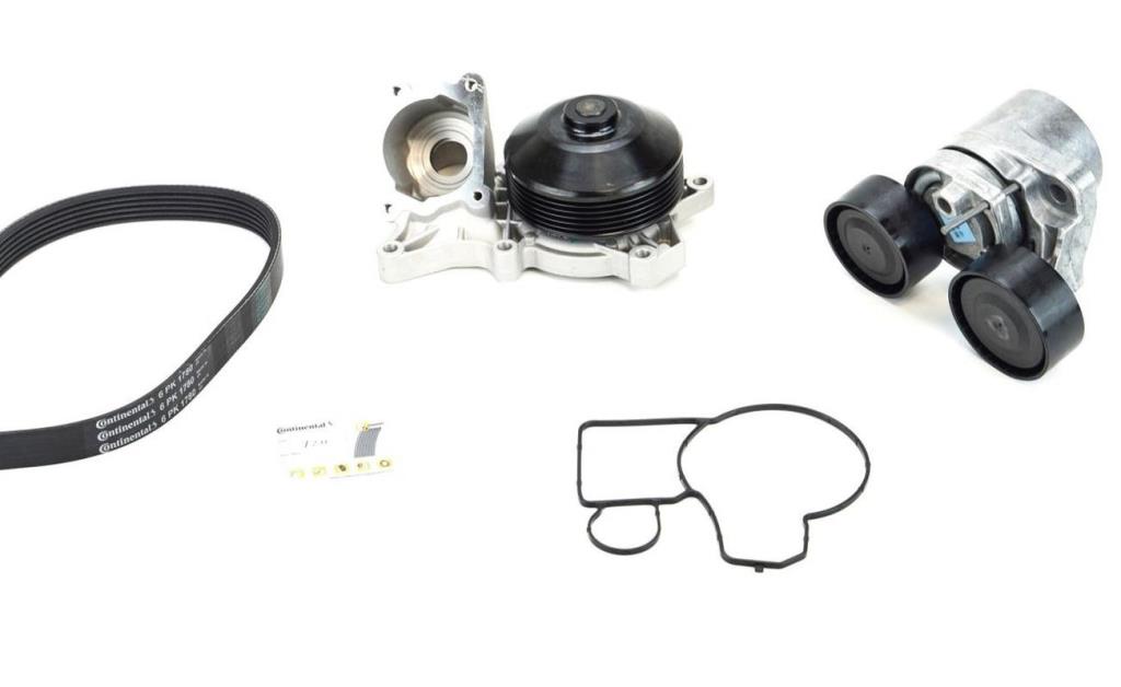 Bomba de agua + kit de correa poli V (Bomba de agua + kit correas de accesorios) CONTITECH ref. 6PK1780WP1