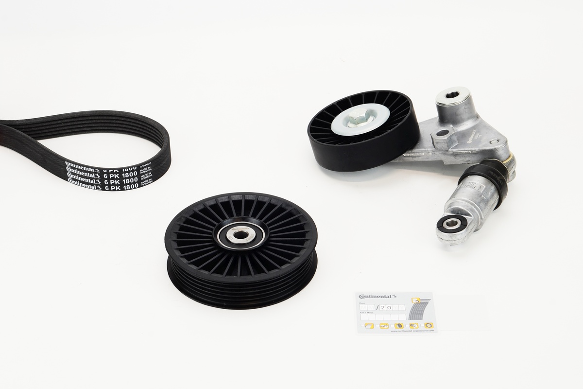 Kit de courroie d'accessoire (Courroie d’alternateur) CONTITECH 6PK1800K1