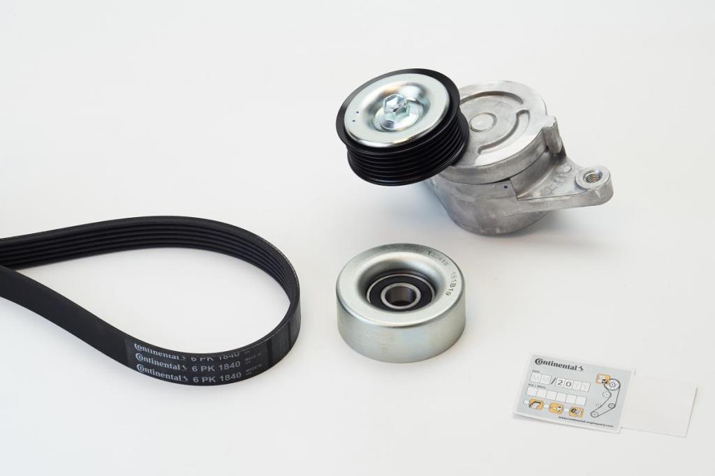 Kit de courroie d'accessoire CONTITECH ref. 6PK1840K1
