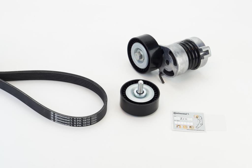 Kit de correias trapezoidais estriadas CONTITECH ref. 6PK1870K1