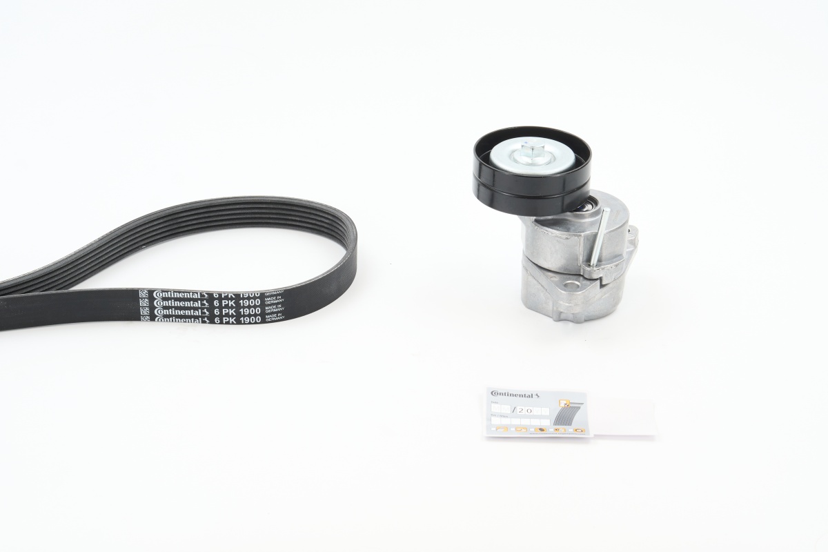 Kit de correias trapezoidais estriadas CONTITECH ref. 6PK1900K1