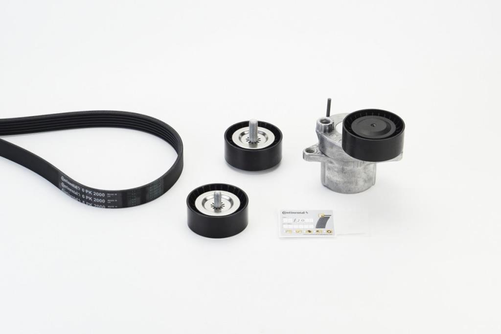 Kit de courroie d'accessoire CONTITECH ref. 6PK2000K1