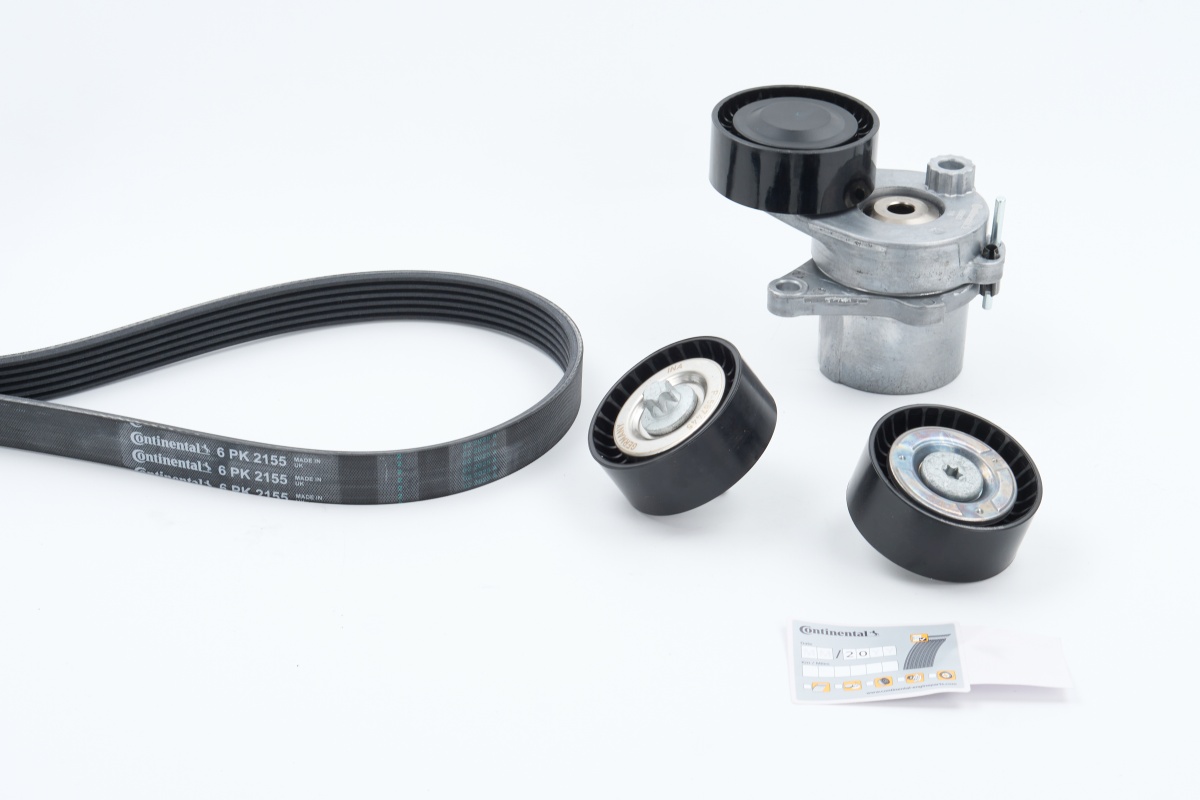 Kit de courroie d'accessoire (Courroie d’alternateur) CONTITECH ref. 6PK2155K1