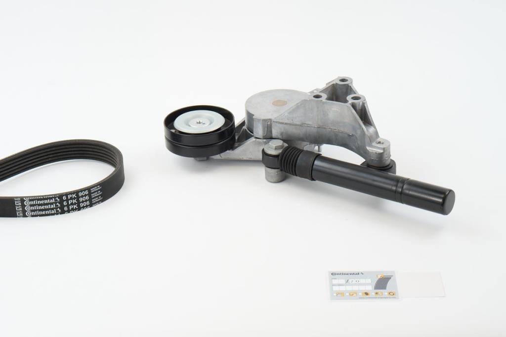 Kit de correias trapezoidais estriadas CONTITECH ref. 6PK906K1