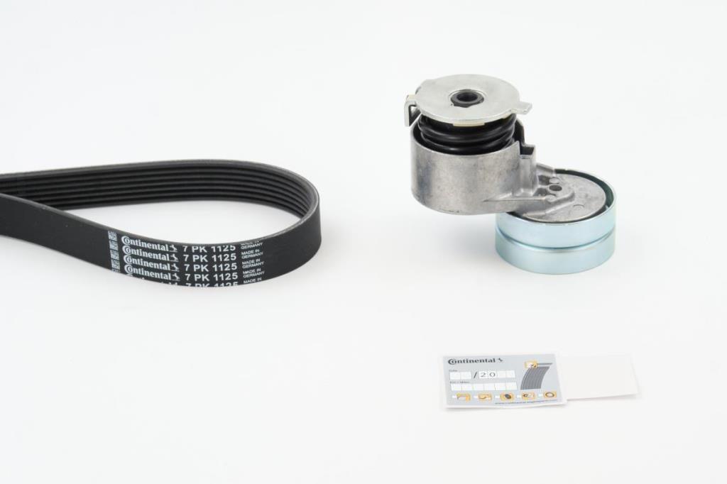 Kit de correias trapezoidais estriadas CONTITECH ref. 7PK1125K1