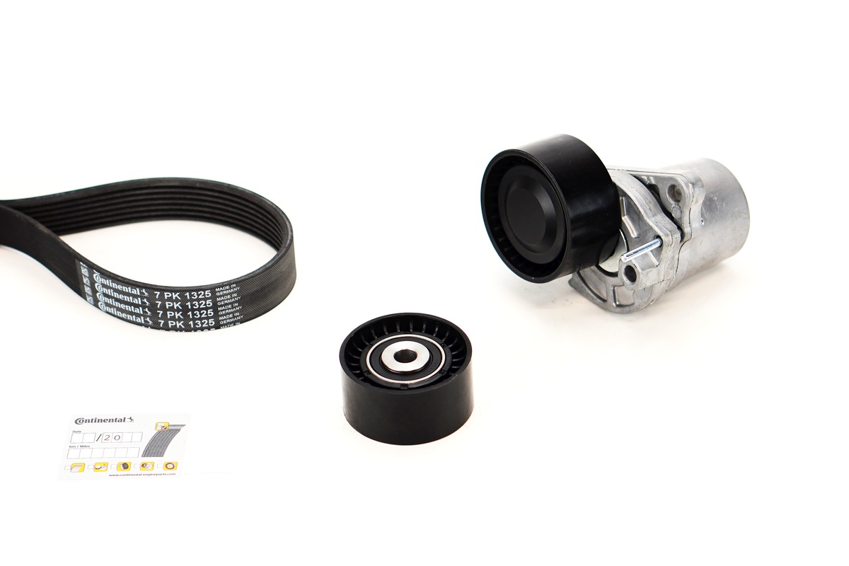 Kit de courroie d'accessoire (Courroie d’alternateur) CONTITECH 7PK1325K2