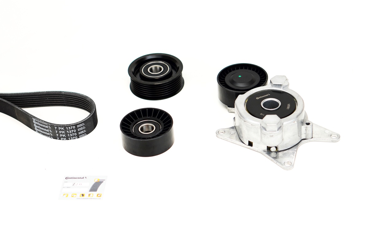 Kit de courroie d'accessoire (Courroie d’alternateur) CONTITECH 7PK1370K1