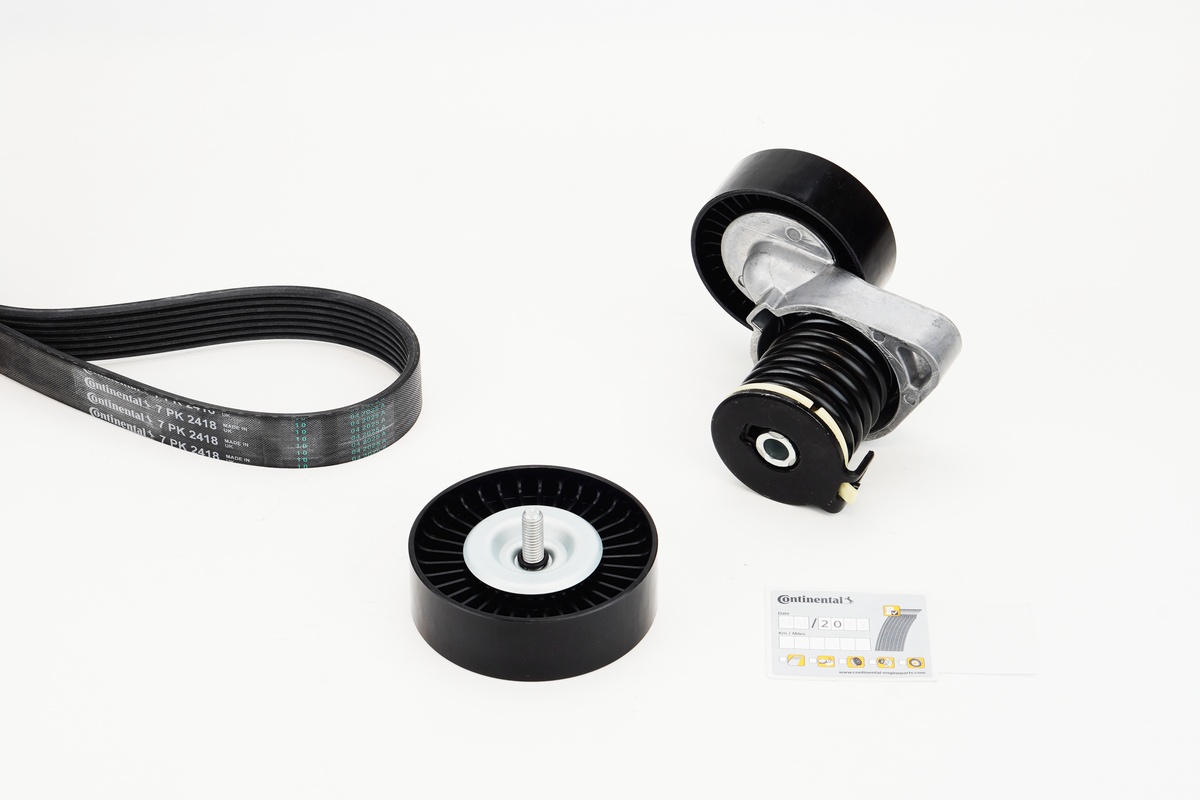 Kit de courroie d'accessoire (Courroie d’alternateur) CONTITECH 7PK2418K1