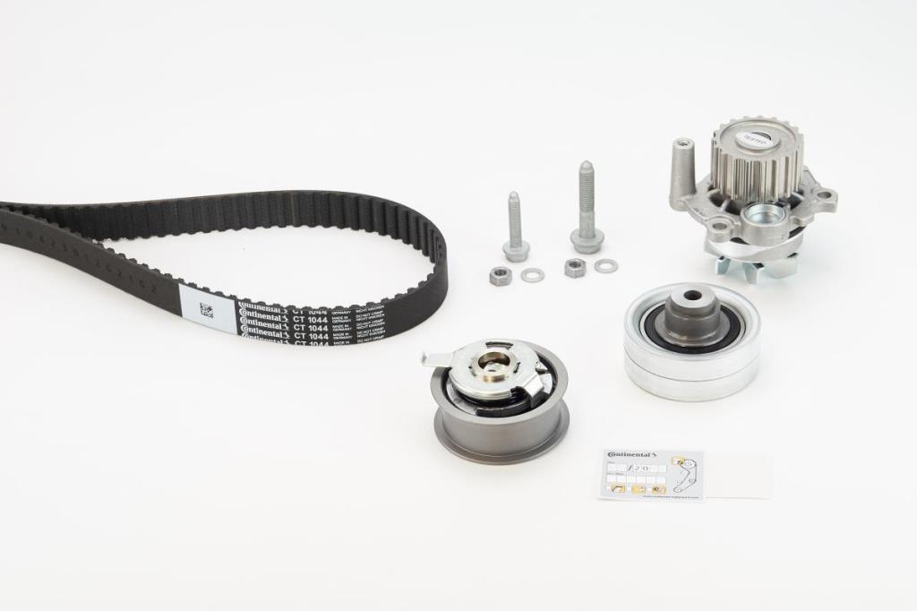 Pompe à eau + kit de courroie de distribution (Kit courroie de distribution) CONTITECH ref. CT1044WP1