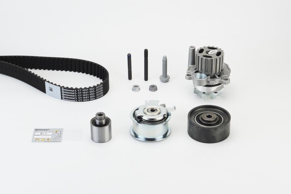 Bomba de agua + kit correa distribución CONTITECH ref. CT1051WP1
