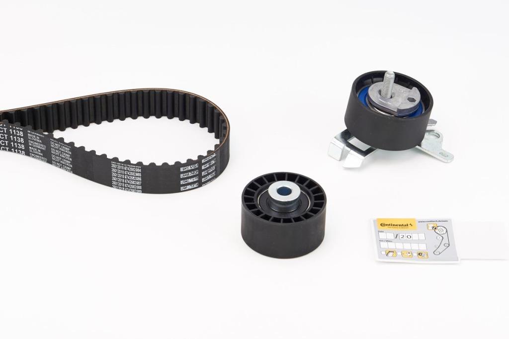 Kit de distribution (Kit courroie de distribution) CONTITECH ref. CT1138K1