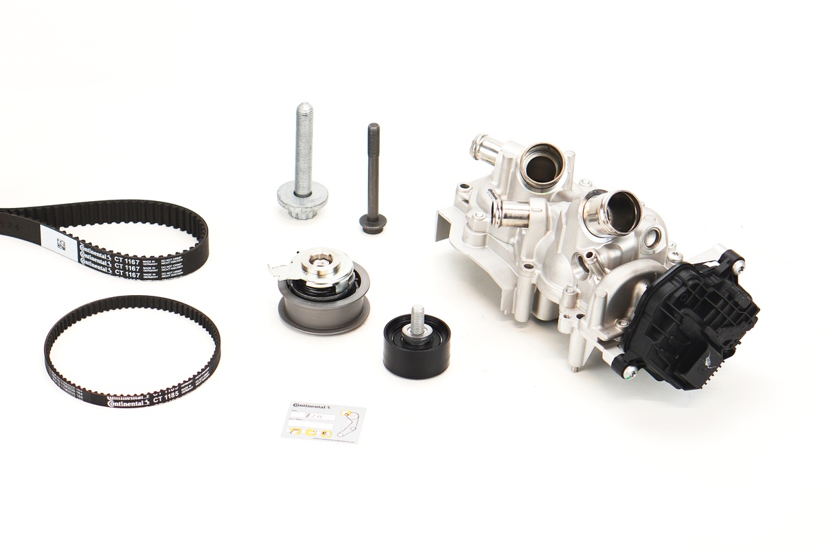 Pompe à eau + kit de courroie de distribution (Kit courroie de distribution) CONTITECH CT1167WP4PRO