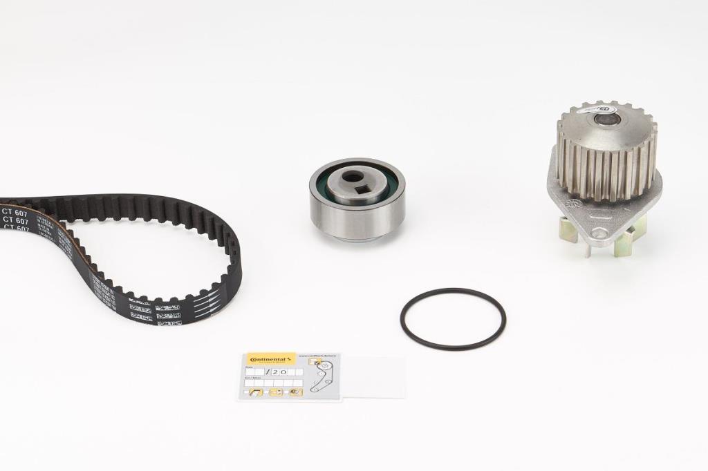 Bomba de agua + kit correa distribución CONTITECH ref. CT607WP1
