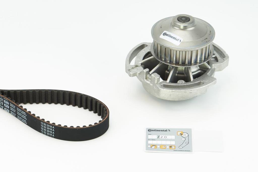 Pompe à eau + kit de courroie de distribution (Kit courroie de distribution) CONTITECH CT629WP1