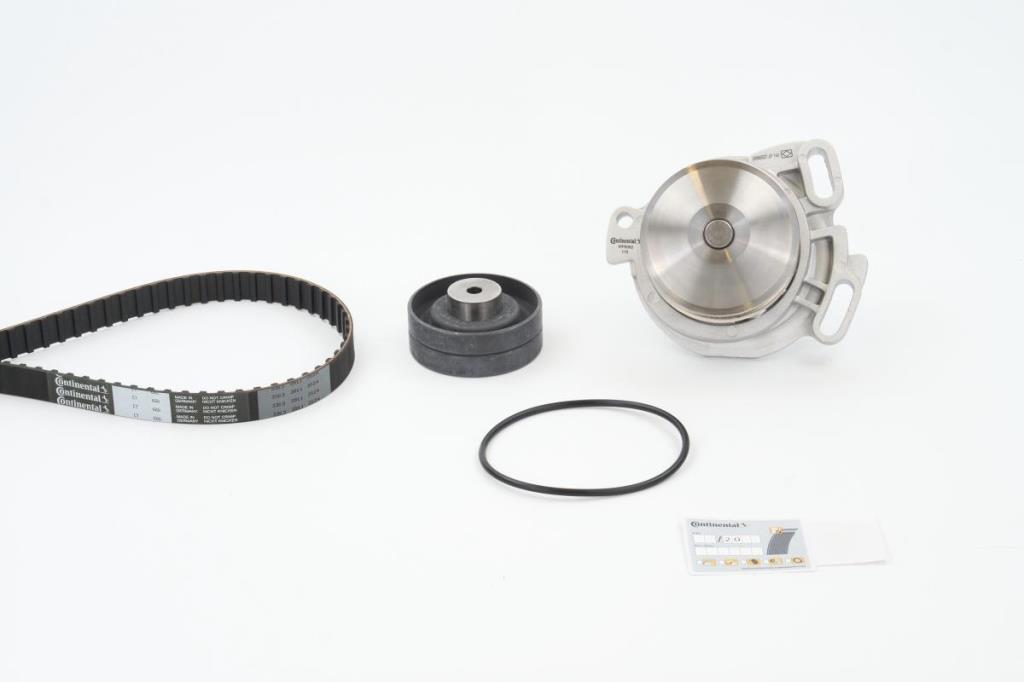 Pompe à eau + kit de courroie de distribution (Kit courroie de distribution) CONTITECH ref. CT660WP1
