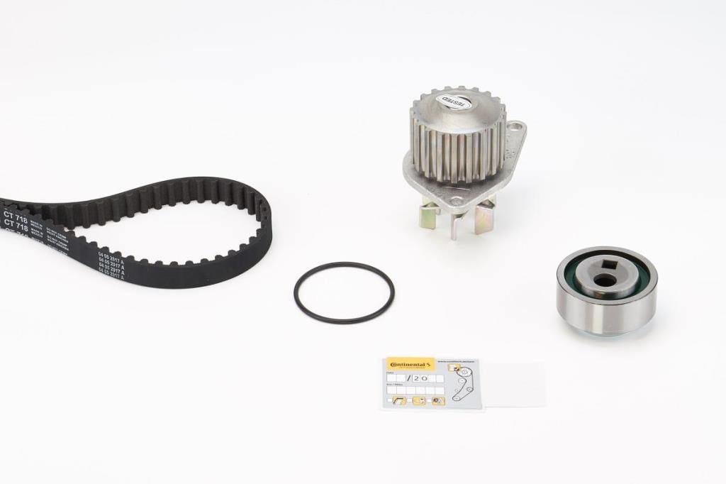 Pompe à eau + kit de courroie de distribution (Kit courroie de distribution) CONTITECH ref. CT718WP1