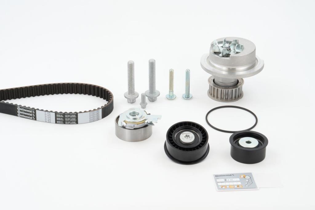 Pompe à eau + kit de courroie de distribution (Kit courroie de distribution) CONTITECH ref. CT873WP4