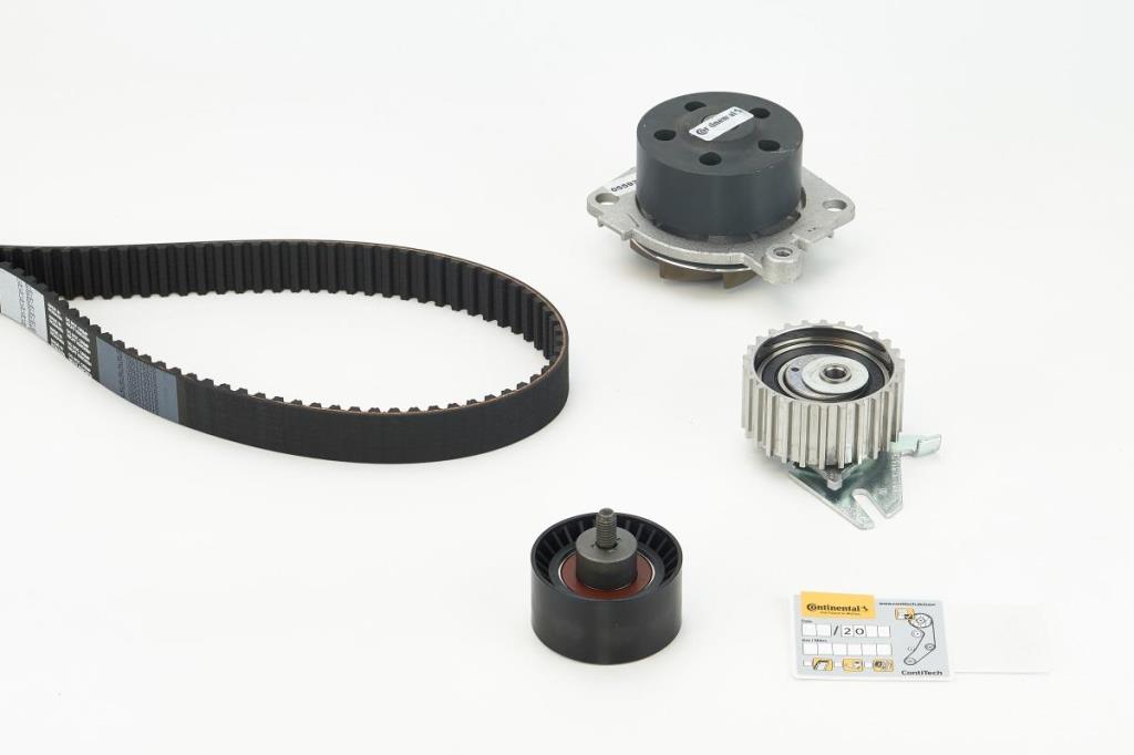 Pompe à eau + kit de courroie de distribution (Kit courroie de distribution) CONTITECH CT877WP1