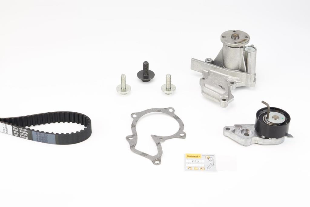 Pompe à eau + kit de courroie de distribution (Kit courroie de distribution) CONTITECH ref. CT881WP1
