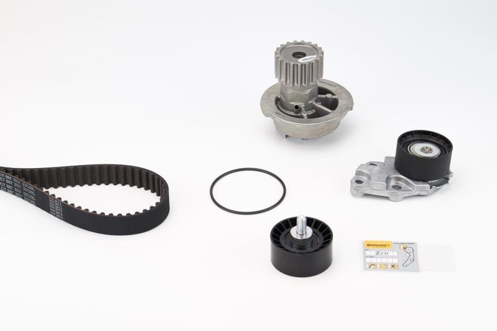 Pompe à eau + kit de courroie de distribution (Kit courroie de distribution) CONTITECH ref. CT887WP2
