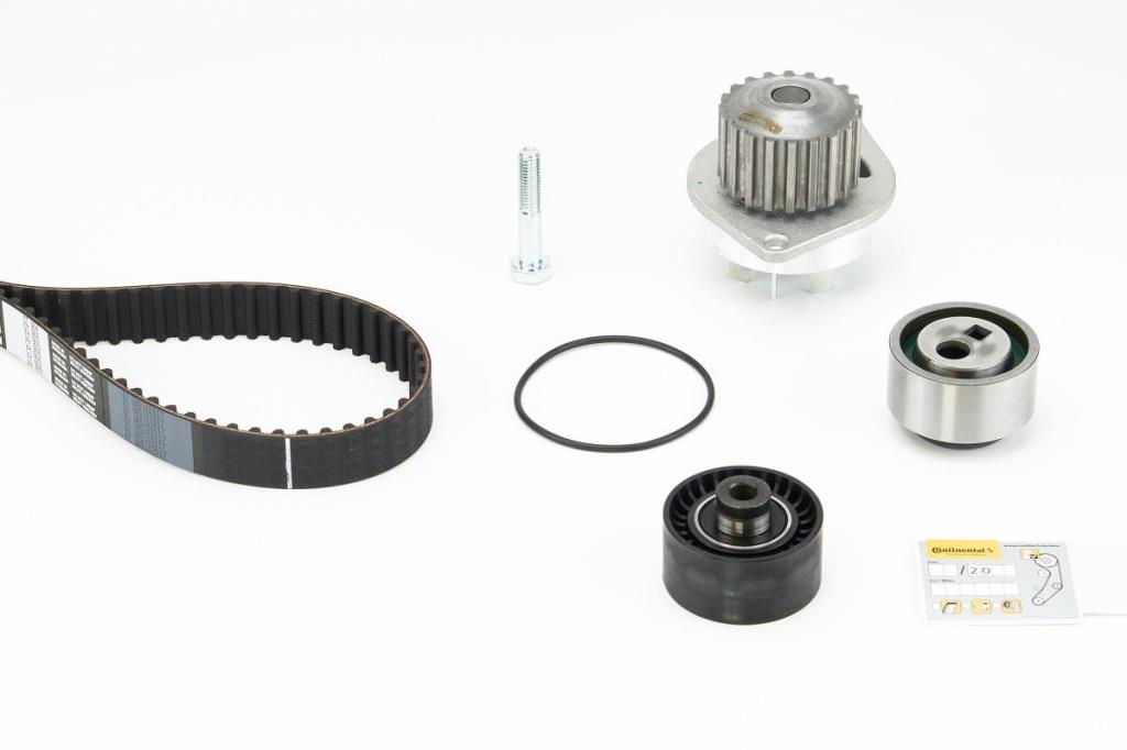 Pompe à eau + kit de courroie de distribution (Kit courroie de distribution) CONTITECH ref. CT906WP1