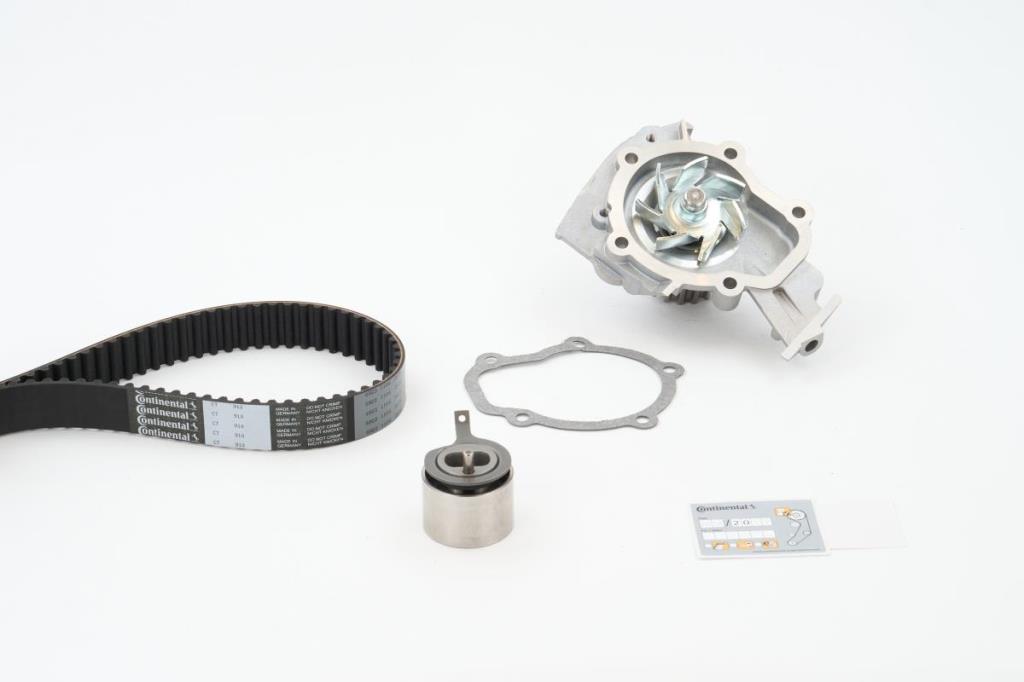 Pompe à eau + kit de courroie de distribution (Kit courroie de distribution) CONTITECH ref. CT910WP1