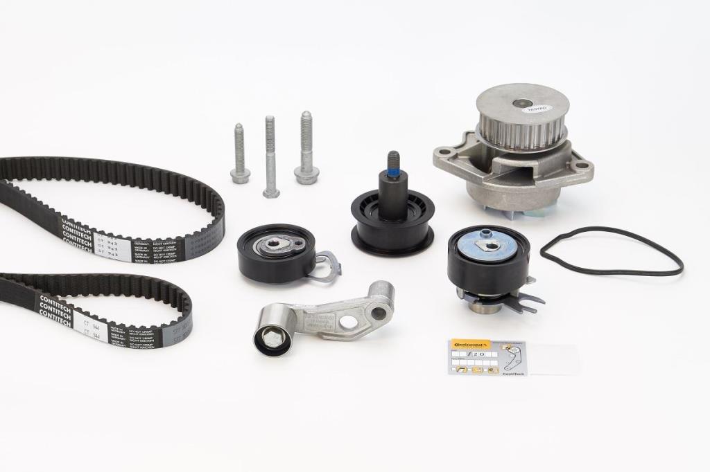 Pompe à eau + kit de courroie de distribution (Kit courroie de distribution) CONTITECH ref. CT957WP1