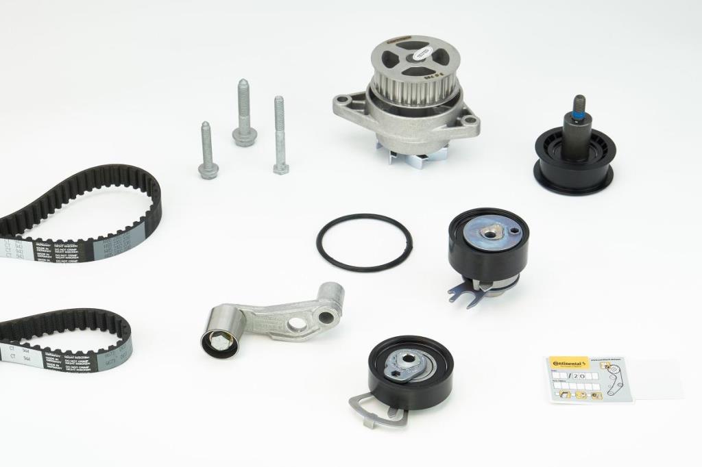 Pompe à eau + kit de courroie de distribution (Kit courroie de distribution) CONTITECH ref. CT957WP2